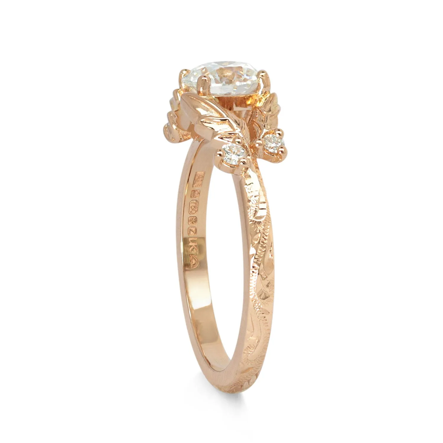 Bespoke Alex Oak Tree Diamond Engagement Ring