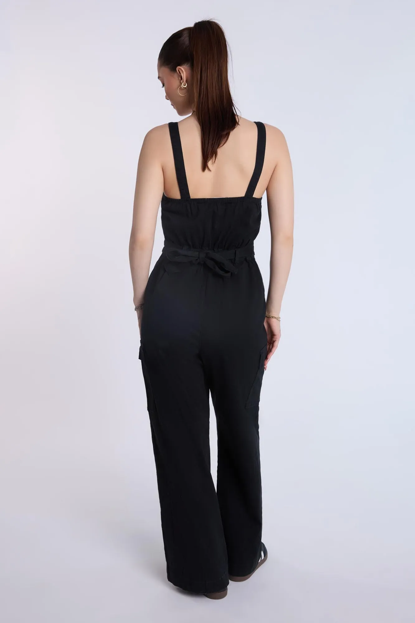 Cargo Belted Jumpsuit