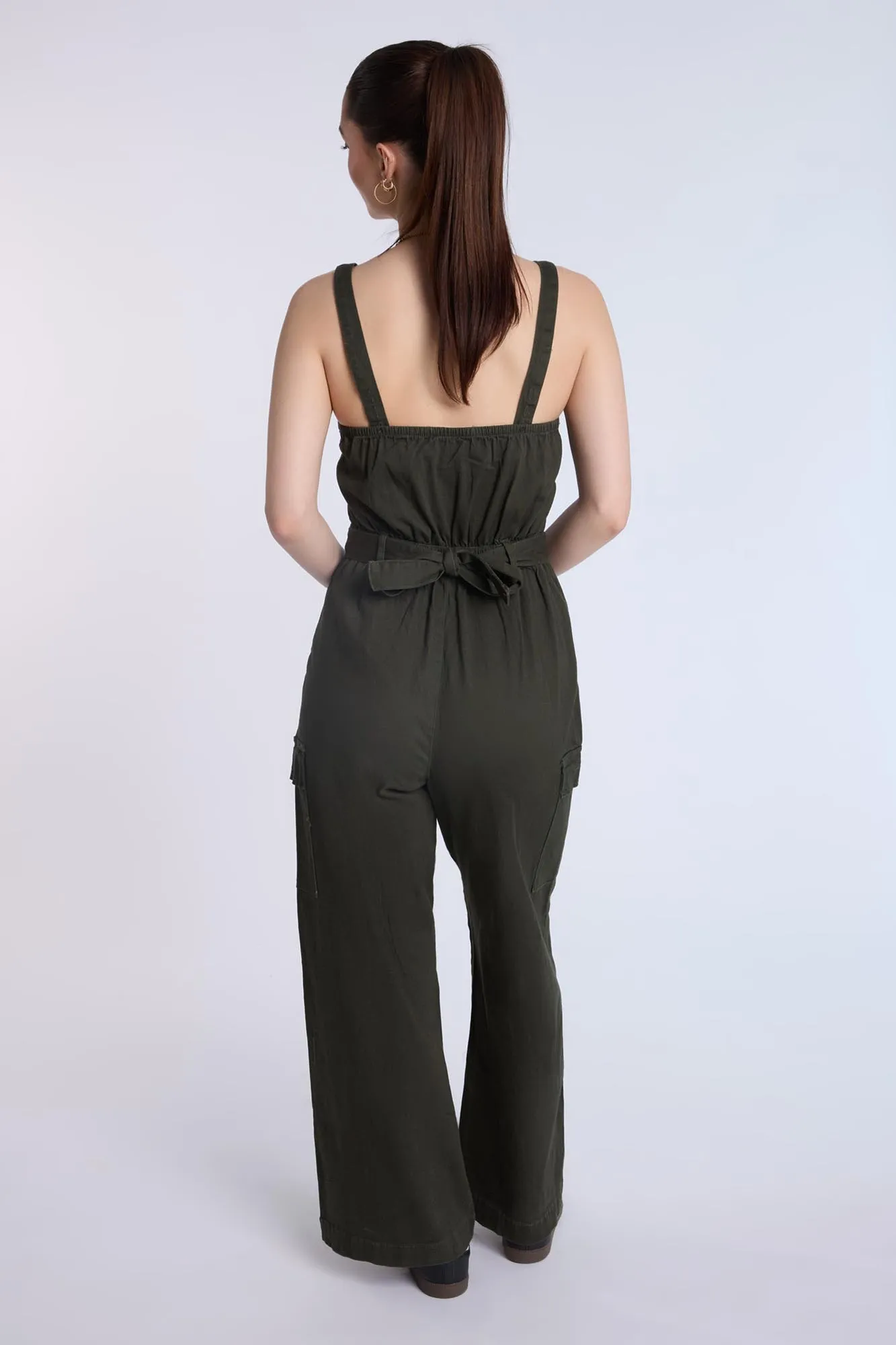 Cargo Belted Jumpsuit