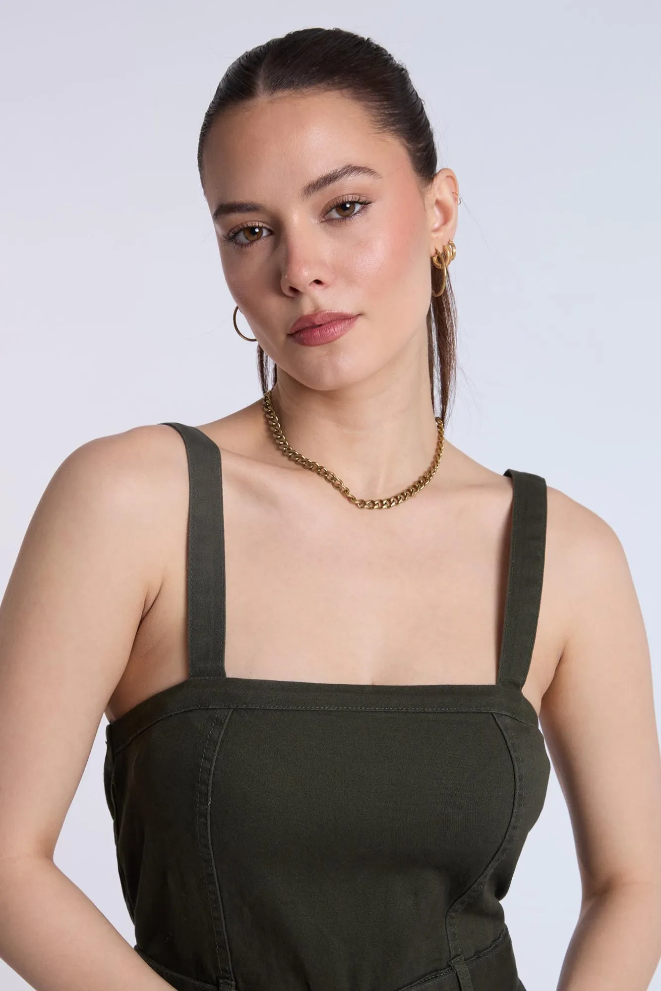 Cargo Belted Jumpsuit