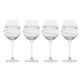 Chloe Red Wine Glass Set/4