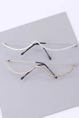 Crystal Decorative Frame Glasses
