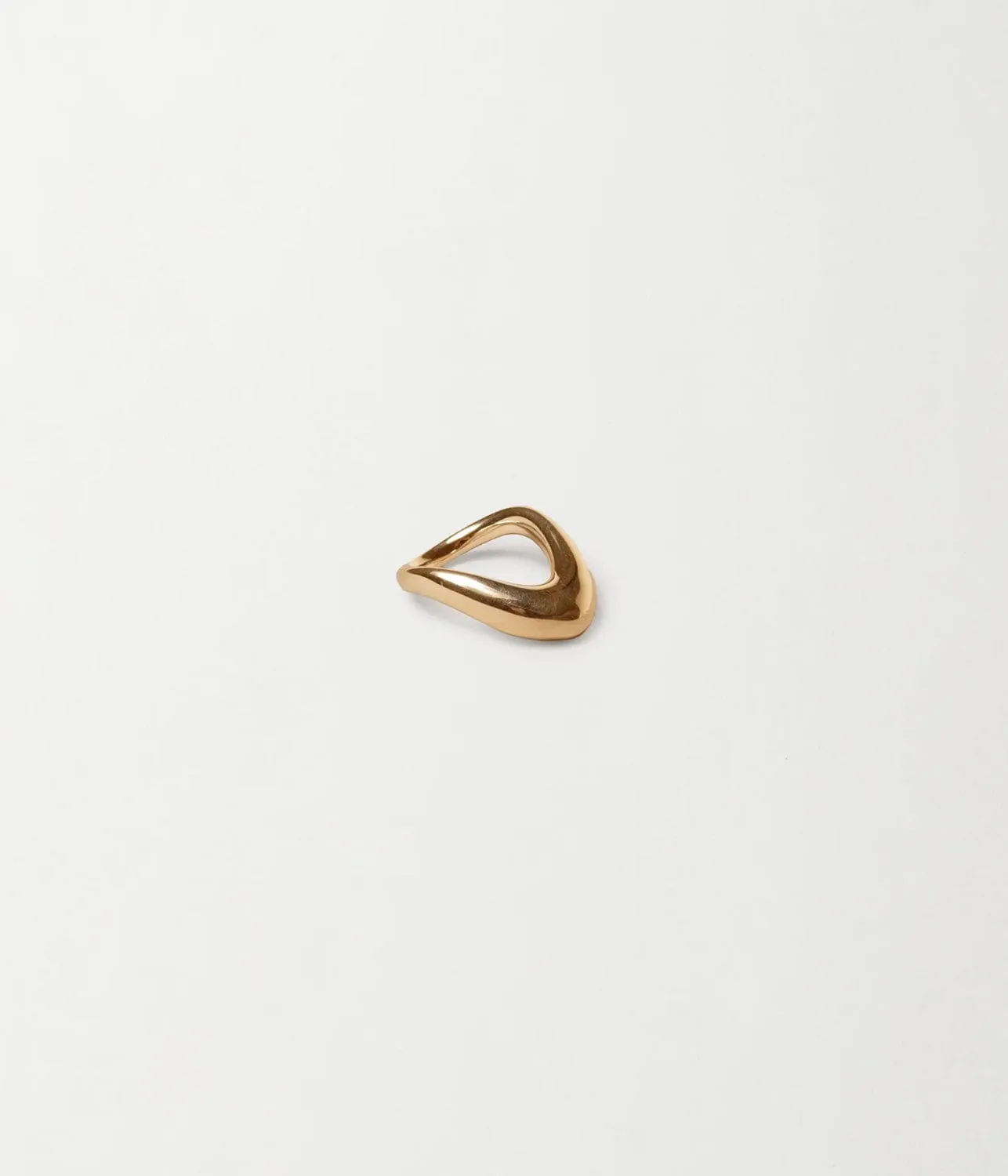 CURVE RING- GOLD
