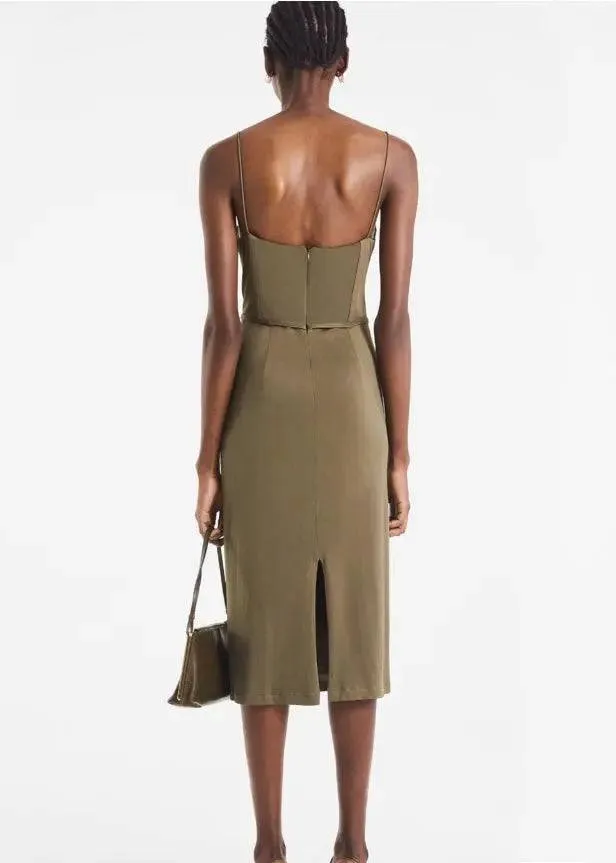Dion Lee - Silk Jersey Corset Dress