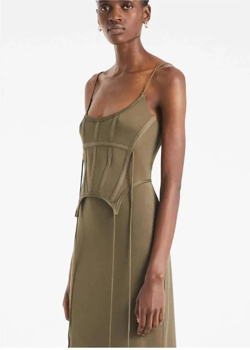 Dion Lee - Silk Jersey Corset Dress