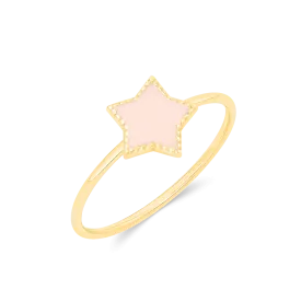 Enamel Star Ring