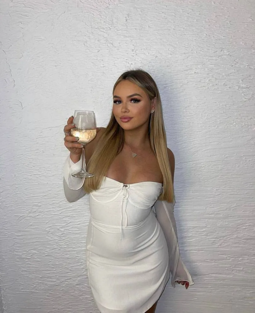 House of CB - Babydoll Dress in White