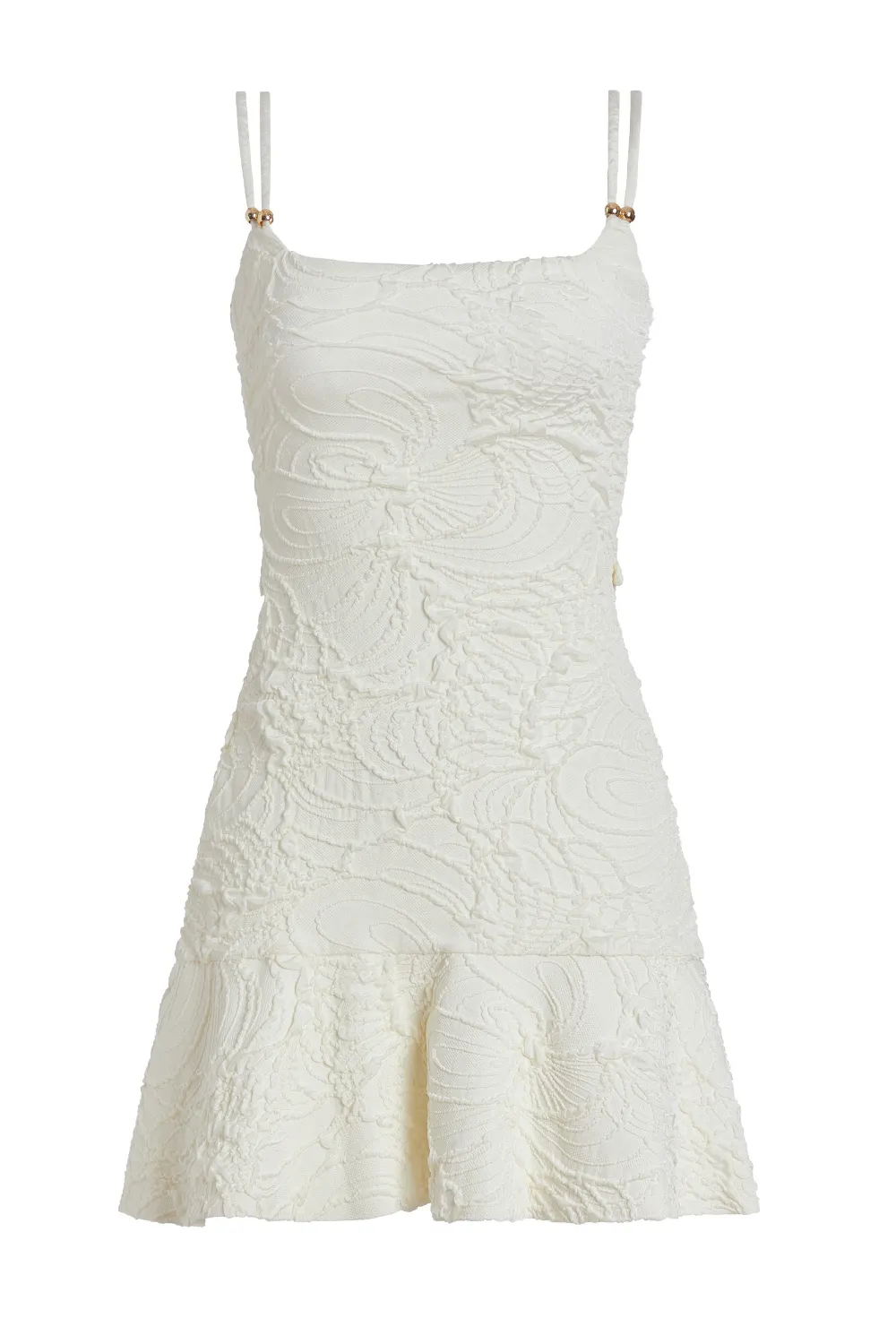 Jacquard Fitted Mini Dress