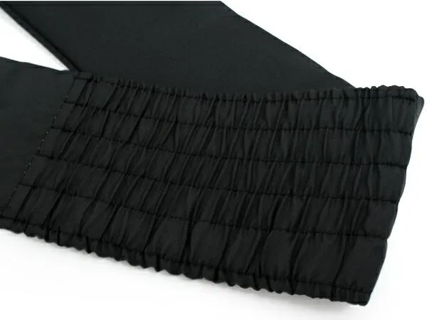 Japanese Kimono Datejime Belt- Stretch Black Aszumasugata Brand
