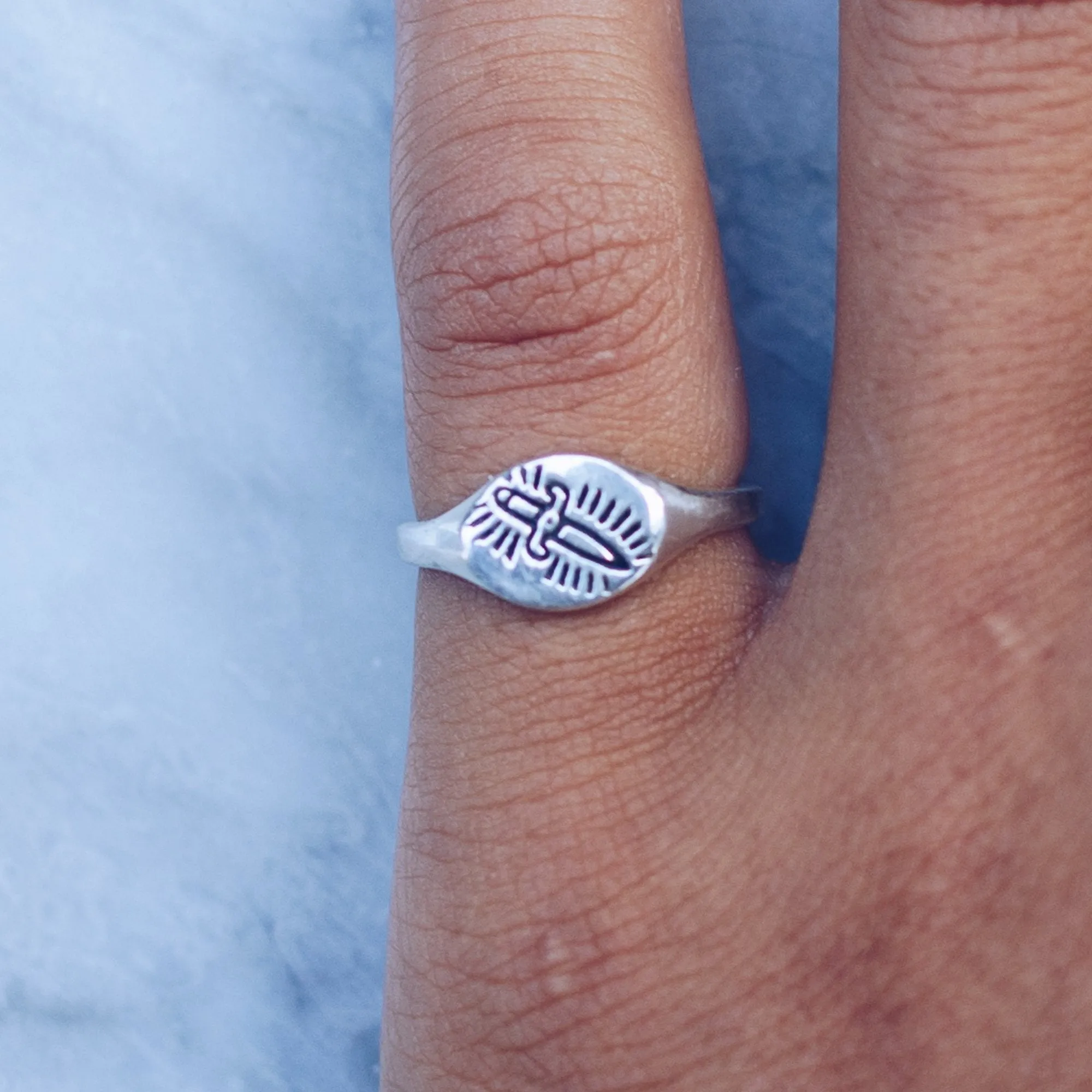 KILL ME SOFTLY RING (XS) | 925 STERLING SILVER