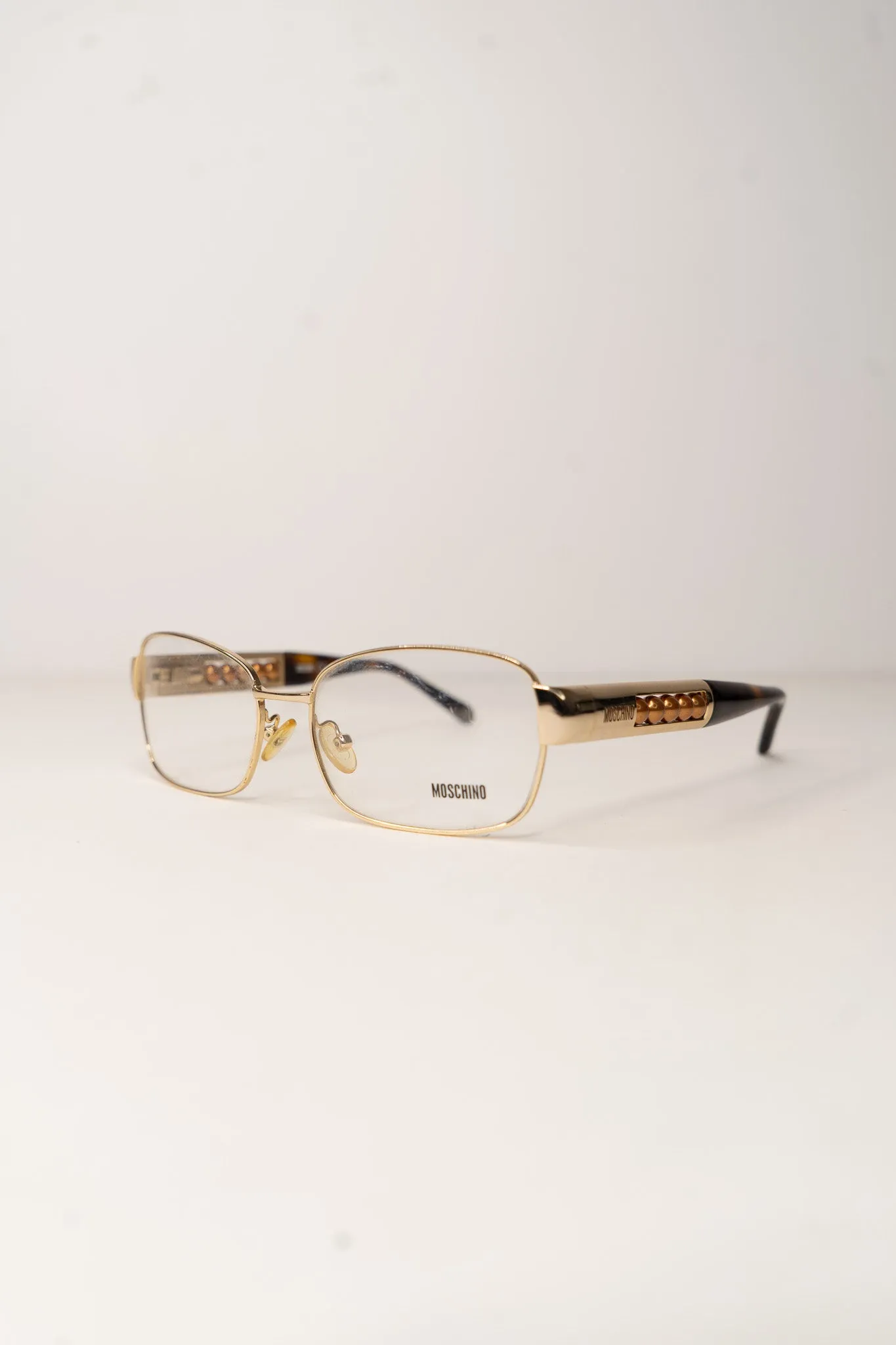 Moschino Gold Glasses