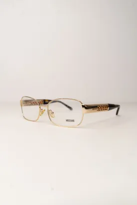 Moschino Gold Glasses
