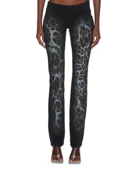 MOWALOLA JEAN BLACK CHEETAH