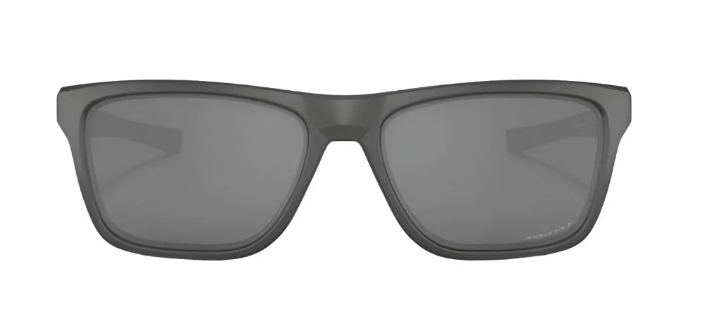 Oakley Holston Matte Dark Gray Frame - Prizm Black Lens - Polarized Sunglasses