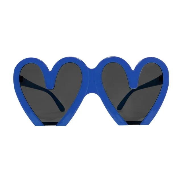 Oversize Super Heart Plastic Sunglasses