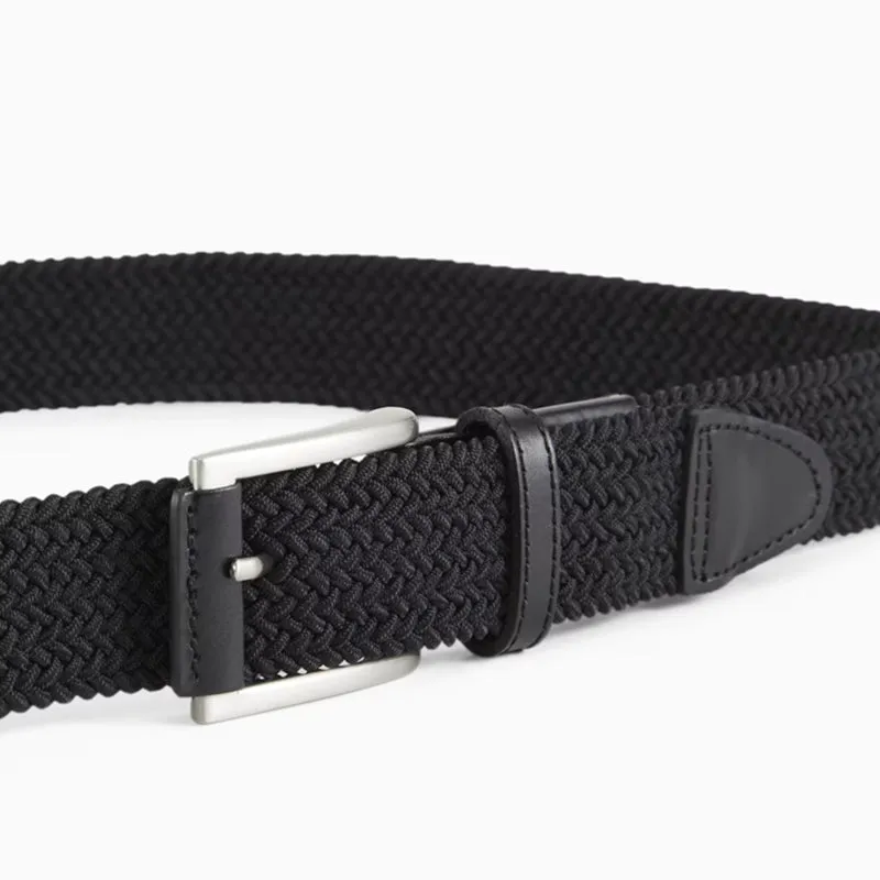 PUMA Braided Weave Belt (Black)