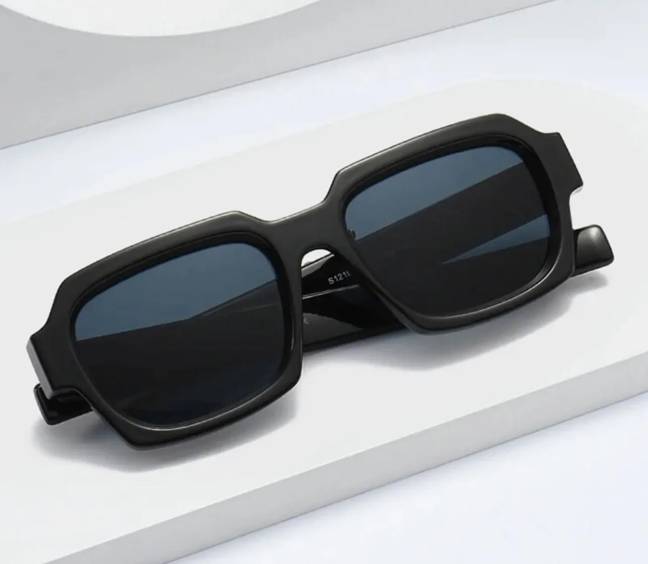 "Dont wait up" Fashion Plastic Frame Sunglasses