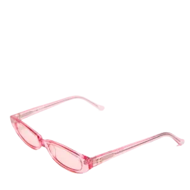 Roberi & Fraud Frances pink acetate Logo arm sunglasses