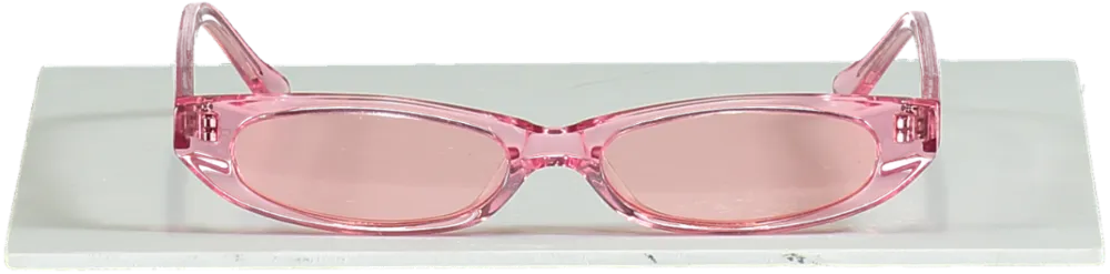 Roberi & Fraud Frances pink acetate Logo arm sunglasses