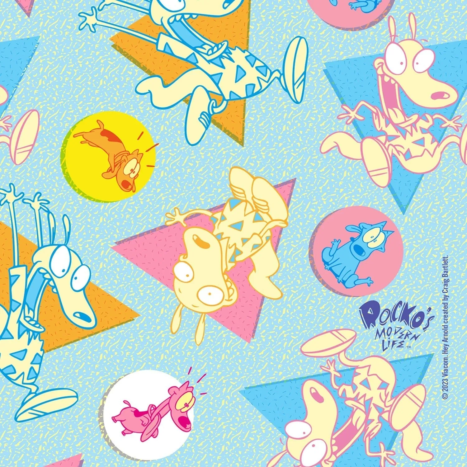 Rocko's Modern Life Pattern Pint Glass