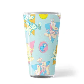 Rocko's Modern Life Pattern Pint Glass