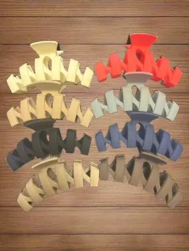 Solid Color Hair Clip