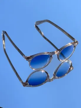 SUNGLASSES - ICONIC - TRANSPARENT CHAMPAGNE