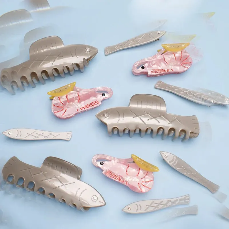 Winona Irene Cajun Shrimp Claw Clip